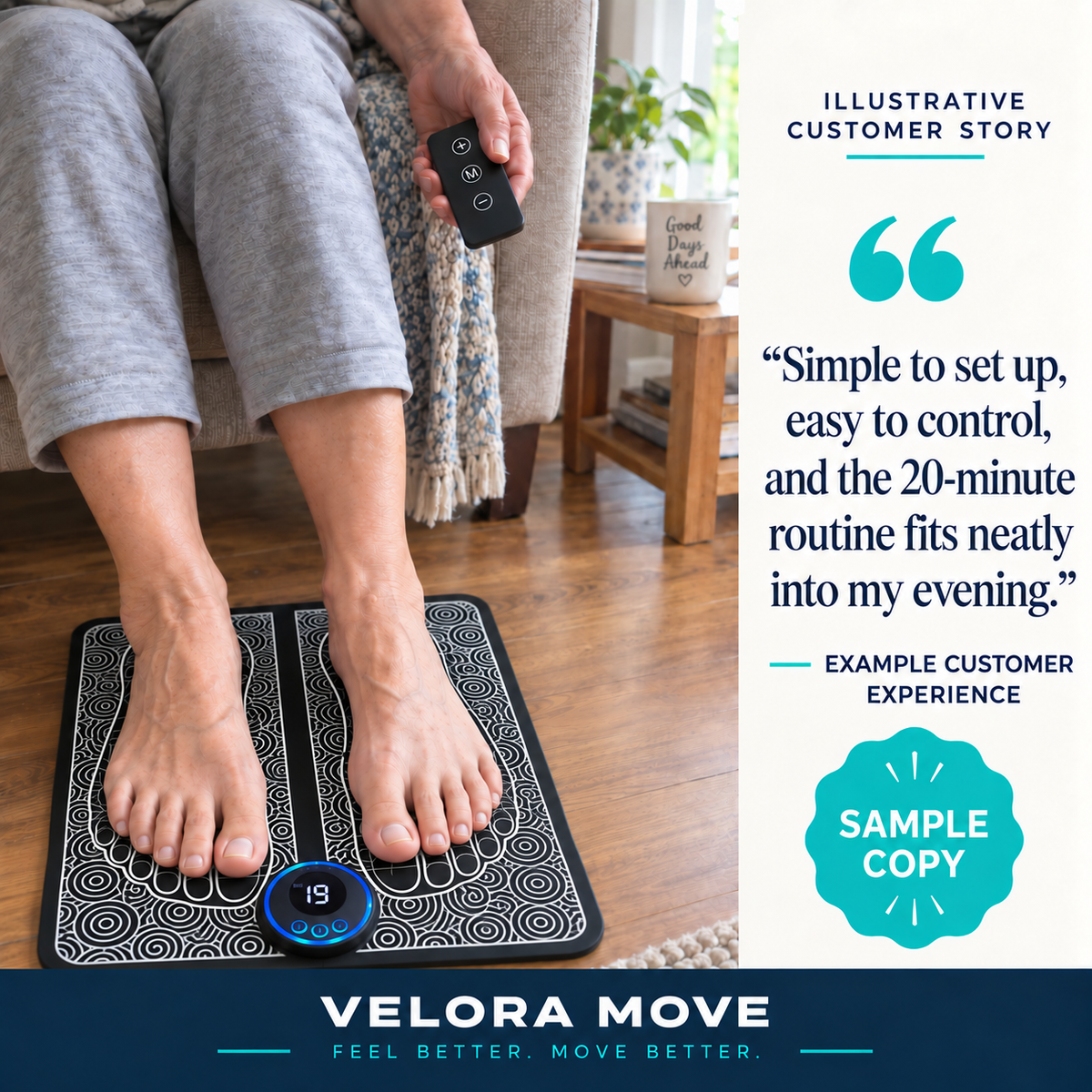 Velora Move EMS Foot Massager
